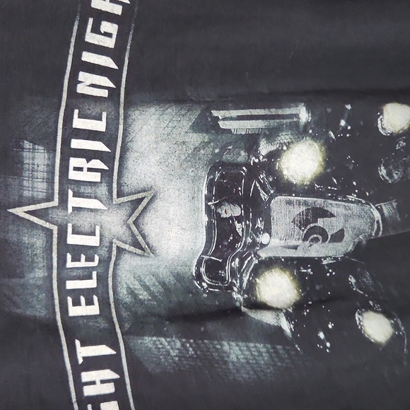 Death Stars men shiet night electric night black tshirt see meaurments for fit - Picture 3 of 6